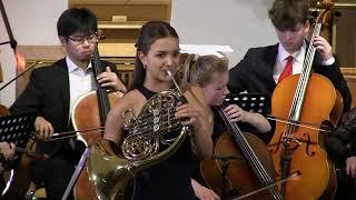 W.A.Mozart: Horn Concerto nr. 4  KV 495, Euregio Academy Orchestra, Annemarie Federle, Peter Bogaert