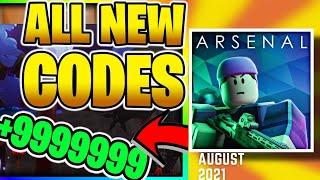 (August 2021) NEW ALL WORKING CODES IN ARSENAL | ROBLOX ARSENAL CODES 2021