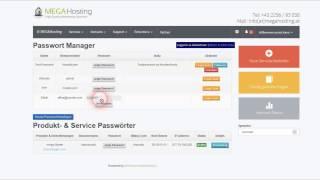 MEGAHosting - PasswortManager