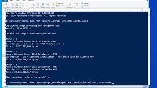 Convert ESD to WIM file from windows intallation iso file (تحويل esd  الي wim )