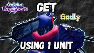 Getting CHAINSAW MAN GODLY Using Only 1 Unit | Anime Last Stand