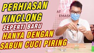 PERHIASAN KINCLONG SEPERTI BARU, HANYA DENGAN SABUN CUCI PIRING.