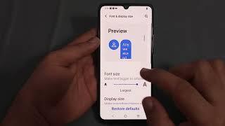 bold text setting Vivo y56, how to use bold text in Vivo y56