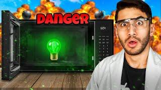 لامپ گذاشتم توی ماکروفر !! ۱۰ آزمایش دیوانه‌وار با ماکروفر  Crazy Experiments