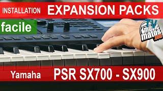 Comment installer un expansion pack Yamaha sur le PSR-SX700 ou PSR-SX900