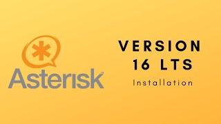 Asterisk installation (16 LTS in Ubuntu 18.04)