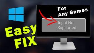 Input Not Supported In Any Games (Fixed)