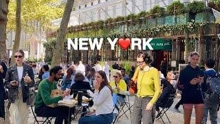 [4K]NYC WalkBeautiful Autumn Day in New York City  Lively Midtown Manhattan | Oct 2024