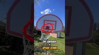 The most IMPOSSIBLE basketball hoop! @PoweradeUS #shorts