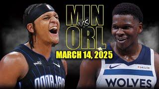 Minnesota Timberwolves vs Orlando Magic Full Game Highlights - March 14, 2025 | NBA Regular Season