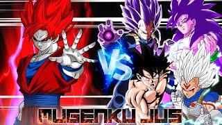 Ghost Final Form, Vegeta Omni God, Vegeta Ultra Ego, Goku 1K YO vs Goku Terror Final ANIME MUGEN JUS