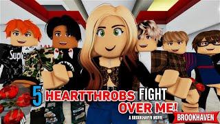 5 HEARTTHROBS FIGHT OVER ME!!|| Roblox Brookhaven RP || CoxoSparkle2