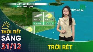 Thời tiết hôm nay 31/12:  Bắc Bộ trời rét, Trung Bộ mưa trở lại | VTC14