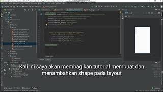 Membuat Shape Di Android Studio