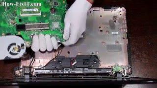 Asus X751MA disassembling and RAM replacement, разборка и замена ОЗУ ноутбука