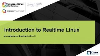 Introduction to Realtime Linux