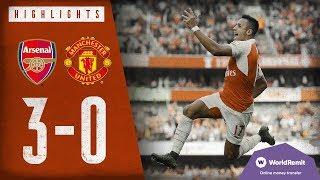 A SCREAMER FROM ALEXIS SANCHEZ! | Arsenal 3-0 Manchester United | Classic highlights | 2015