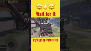 Power of practice || BGMI GAMEPLAY || #shorts #bgmi