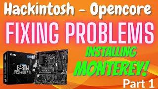 EASY Hackintosh Monterey Install Guide - Fixing Problems Series - Part 1