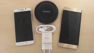 Wired vs. Wireless Charging - Samsung Galaxy S6 edge+ Wireless charging test!