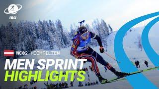 World Cup 24/25 Hochfilzen: Men Sprint Highlights