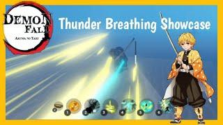 Thunder Breathing FULL SHOWCASE | Demon Fall