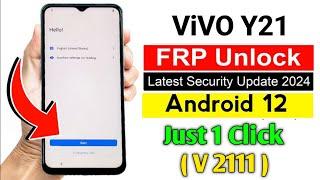 Vivo Y21 Frp Bypass Android 12 New Security 2024 | Vivo Y21(V2111)Google Account Bypass Unlock Tool