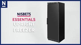 Nisbets Essentials Upright Freezer Black (FB049)