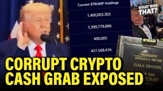 LEAKS from Trump’s PRIVATE EVENT Expose MASSIVE GRIFT