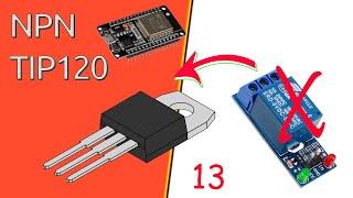 Control High Voltage Devices with ESP32 and Tip120