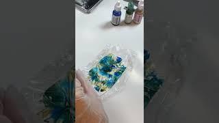 Alcohol ink technique/ polymer clay tutorial