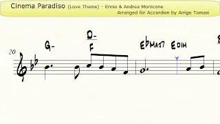 Cinema Paradiso (Love Theme) - Accordion Sheet Music