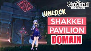 How to: UNLOCK Shakkei Pavilion Domain | Genshin Impact