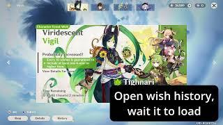 Paimon.moe how to use Wish Counter Auto Import (PC - Method 2)