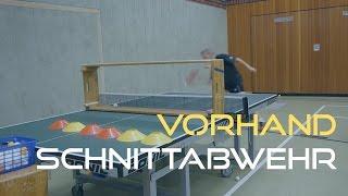 Balleimer Übung: Vorhand Unterschnitt Abwehr - Lang & Flach | Tischtennis Helden