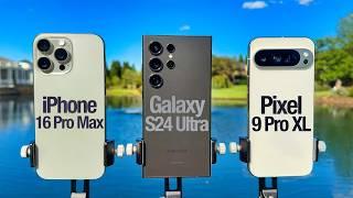 iPhone 16 Pro Max vs Galaxy S24 Ultra vs Pixel 9 Pro XL: CAMERA TEST Comparison!