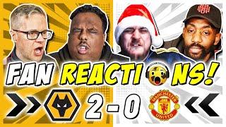 MAN UTD FANS ANGRY  REACTION TO WOLVES 2-0 MAN UTD | PREMIER LEAGUE FAN REACTIONS