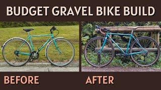 Budget Gravel Bike/Cyclocross Bike Build from a Hybrid Bike