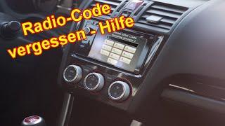 Autoradio Code verloren oder vergessen – Was tun – Radio PIN vom Auto herausfinden