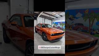 Wrap does save the paint #customwraps #wraplife #cartok #wrapking #challenger #wrapkings #customwrap