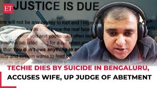 Bengaluru techie ends life, blames wife, judge; netizens ask, 'When will system wake up?'