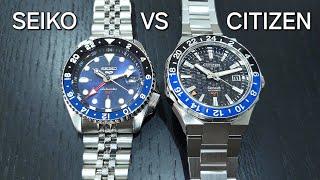 Seiko GMT Vs Citizen GMT - Comparison: SSK003 Vs Series 8 GMT