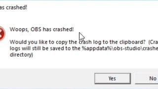 Woops, OBS has crashed" error and  | Top  solution to fix obs crash error Windows 10 New 2020