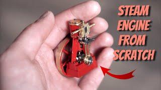 Make This Super Tiny Steam Engine From Scratch