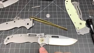 Fake $40 Titanium Demko AD20.5 Blade Swap Compatibility