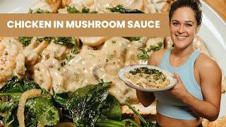 Megan Makes Chicken in Mushroom Sauce | Easy Keto Home Dinner Recipe