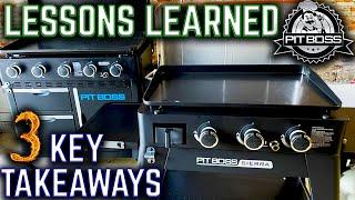 WATCH THIS BEFORE YOU BUY A GRIDDLE! 3 TAKEAWAYS FROM USING PIT BOSS ULTIMATE AND SIERRA GRIDDLES