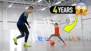 3 EASY FOOTBALL SKILLS for KIDS | Football soccer tutorial