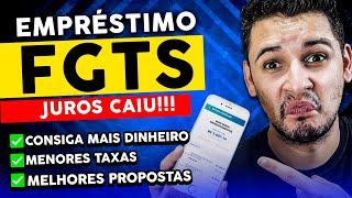 🟢Caiu os Juros do Empréstimo FGTS: Como Funciona? Vale a Pena Antecipar o Saque Aniversário Agora?