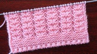 Beautiful And Easy Knitting Stitch Pattern For Babies/Ladies Sweater/Cardigan